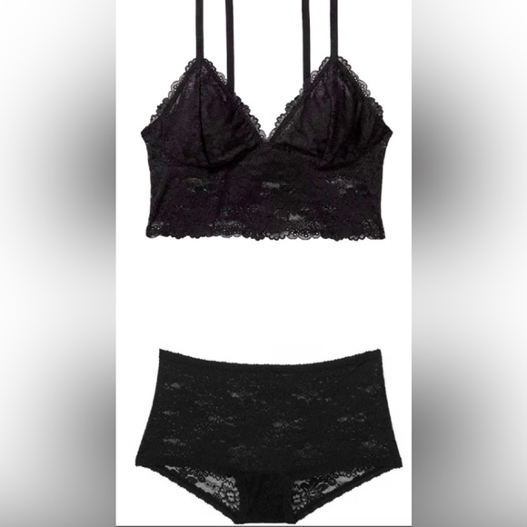 WOW* SALE**NEW VS Bralette & Matching Boy Short XL - Picture 1 of 8
